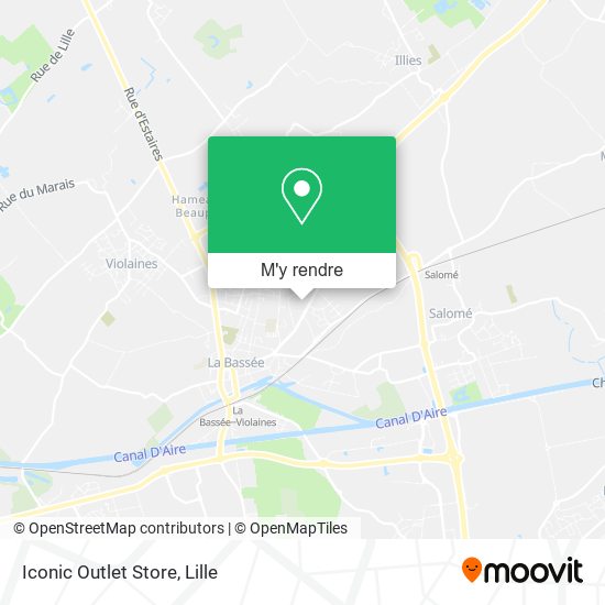 Iconic Outlet Store plan