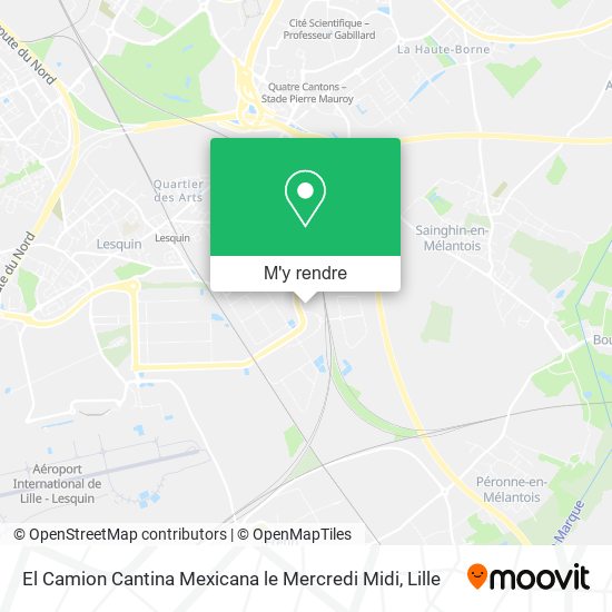 El Camion Cantina Mexicana le Mercredi Midi plan