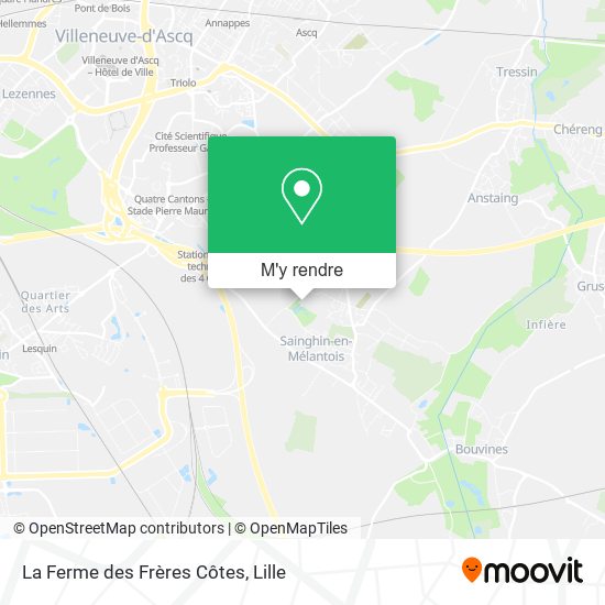 La Ferme des Frères Côtes plan