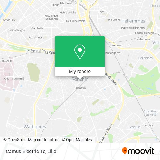 Camus Électric Té plan
