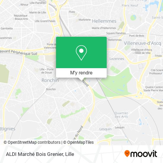 ALDI Marché Bois Grenier plan