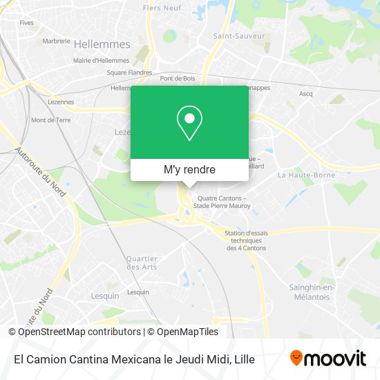 El Camion Cantina Mexicana le Jeudi Midi plan