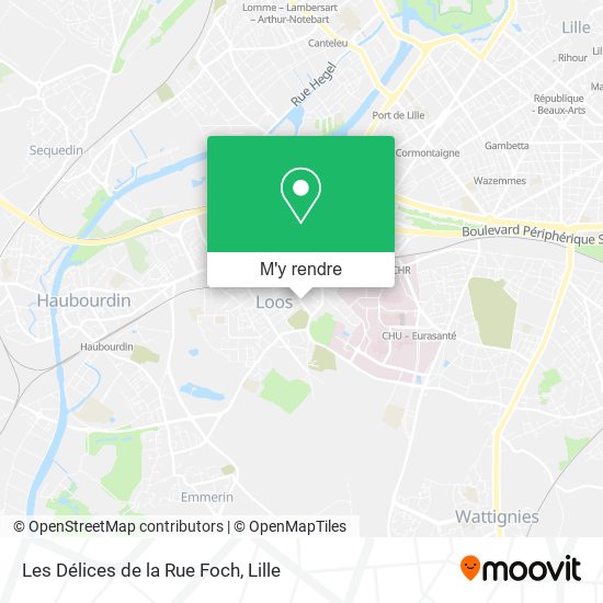 Les Délices de la Rue Foch plan