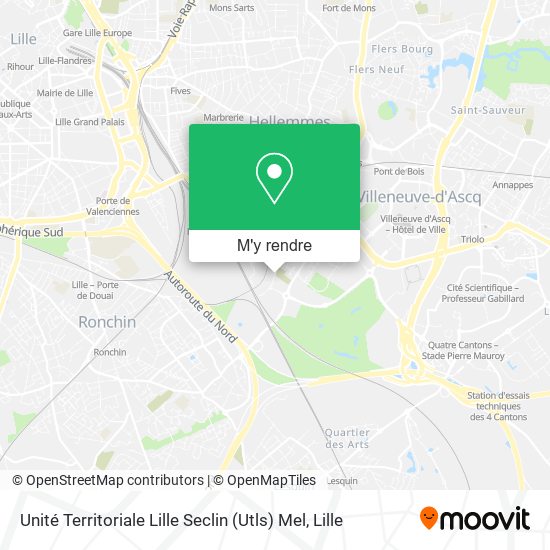 Unité Territoriale Lille Seclin (Utls) Mel plan