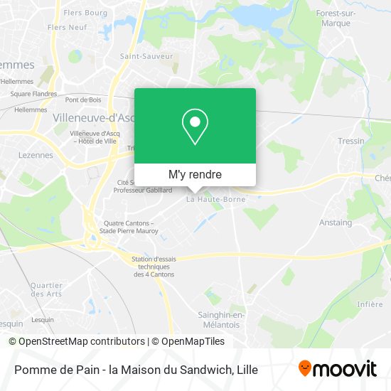 Pomme de Pain - la Maison du Sandwich plan