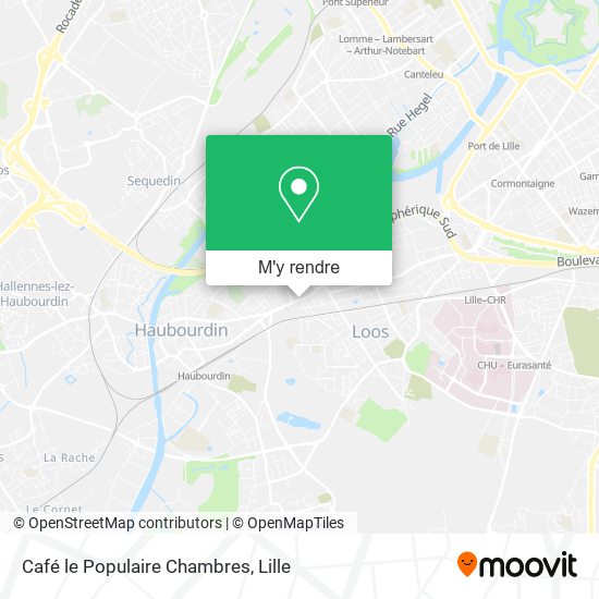 Café le Populaire Chambres plan