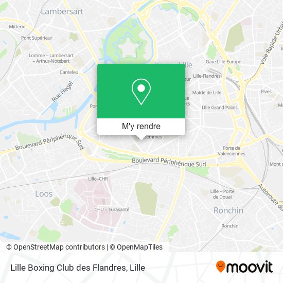 Lille Boxing Club des Flandres plan