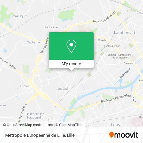 Métropole Européenne de Lille plan