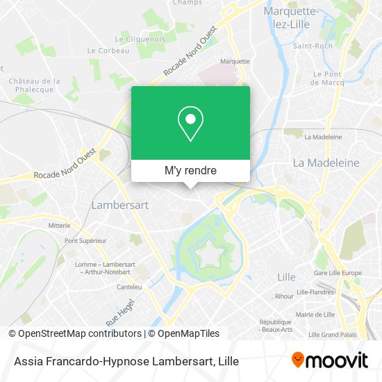 Assia Francardo-Hypnose Lambersart plan