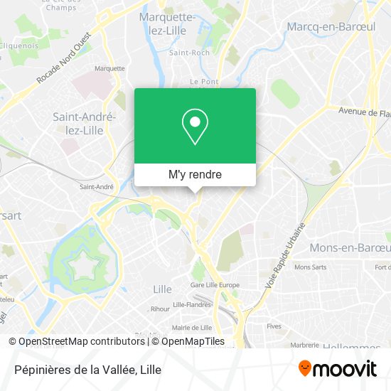 Pépinières de la Vallée plan