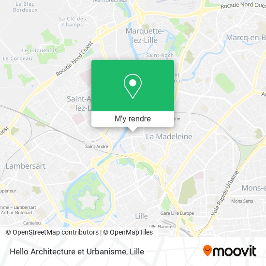 Hello Architecture et Urbanisme plan