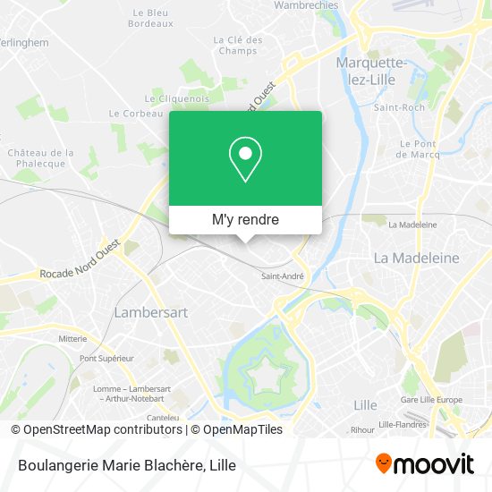 Boulangerie Marie Blachère plan
