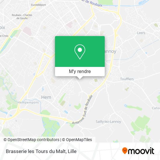 Brasserie les Tours du Malt plan
