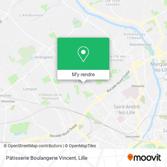 Pâtisserie Boulangerie Vincent plan