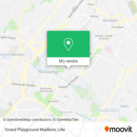Grand Playground Maillerie plan