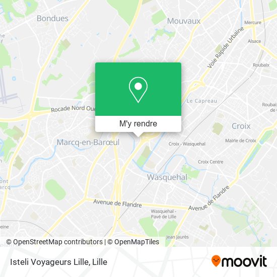 Isteli Voyageurs Lille plan
