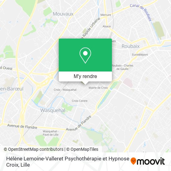 Hélène Lemoine-Valleret Psychothérapie et Hypnose Croix plan