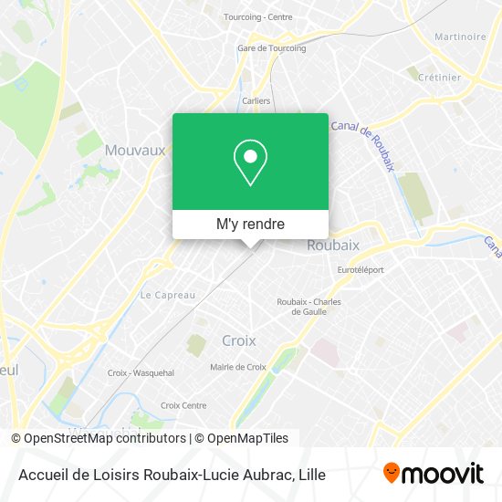 Accueil de Loisirs Roubaix-Lucie Aubrac plan