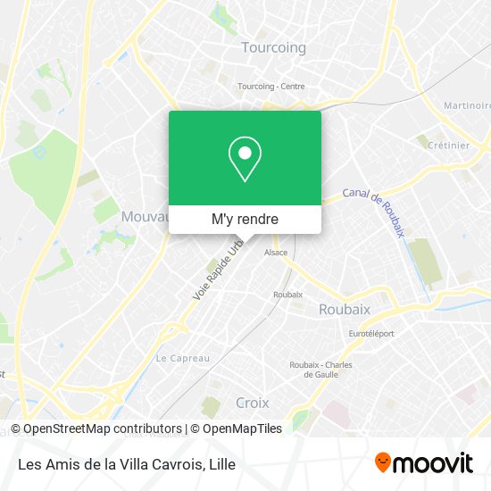 Les Amis de la Villa Cavrois plan