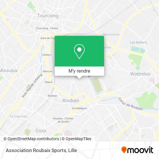Association Roubaix Sports plan