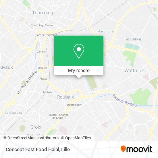 Concept Fast Food Halal plan
