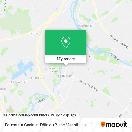 Éducateur Canin et Félin du Blanc Mesnil plan