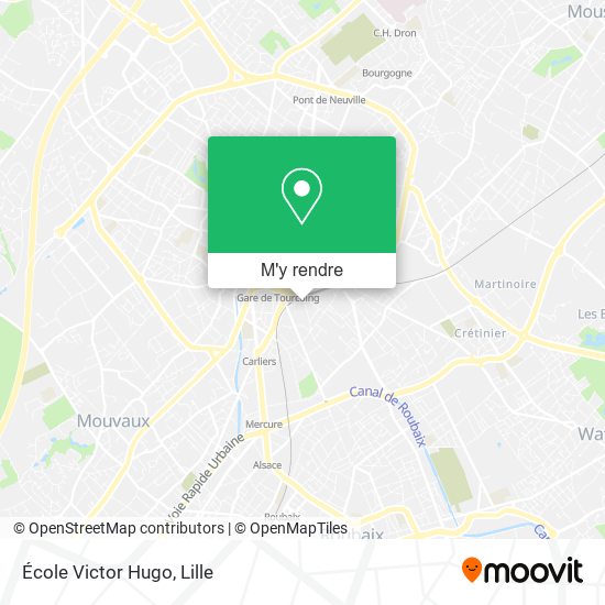 École Victor Hugo plan