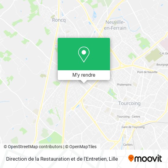 Direction de la Restauration et de l'Entretien plan