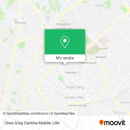 Chez Greg Cantine Mobile plan