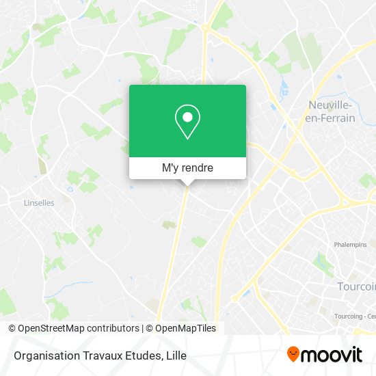 Organisation Travaux Etudes plan
