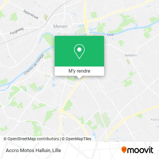 Accro Motos Halluin plan