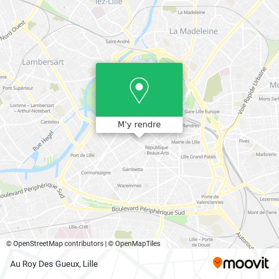 Au Roy Des Gueux plan