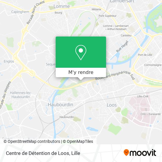 Centre de Détention de Loos plan