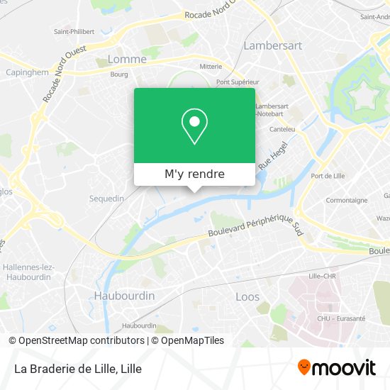 La Braderie de Lille plan