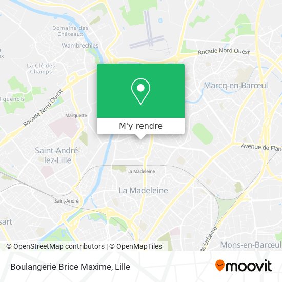 Boulangerie Brice Maxime plan