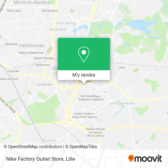 Nike Factory Outlet Store plan