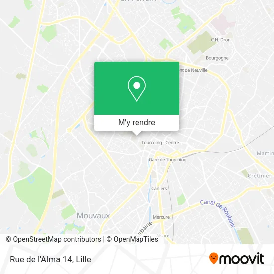 Rue de l'Alma 14 plan