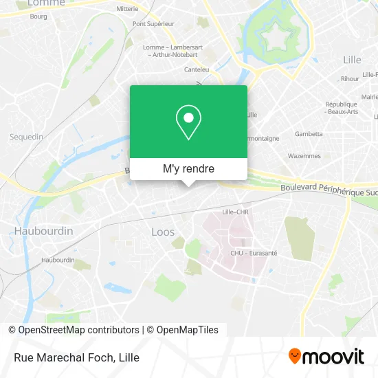 Rue Marechal Foch plan