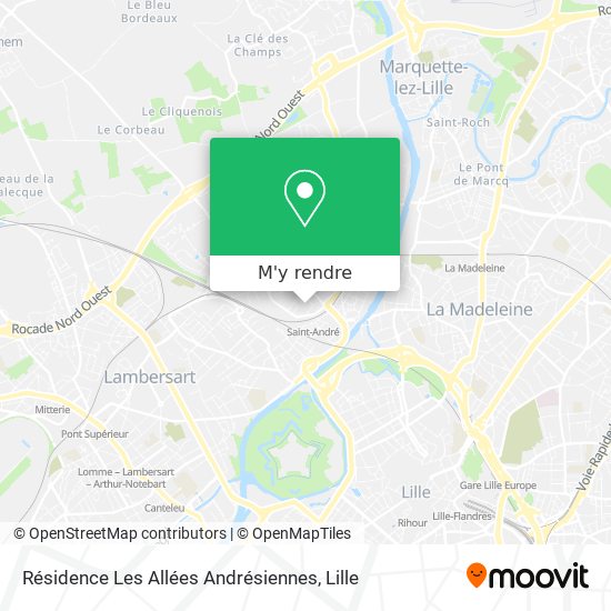 Résidence Les Allées Andrésiennes plan
