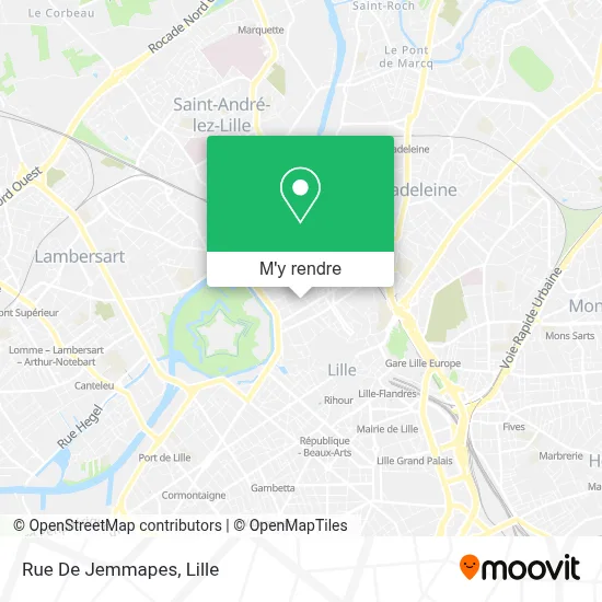 Rue De Jemmapes plan