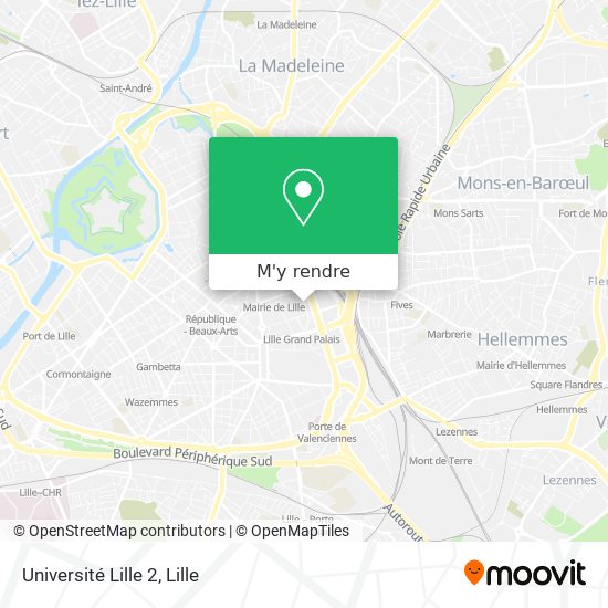 Université Lille 2 plan