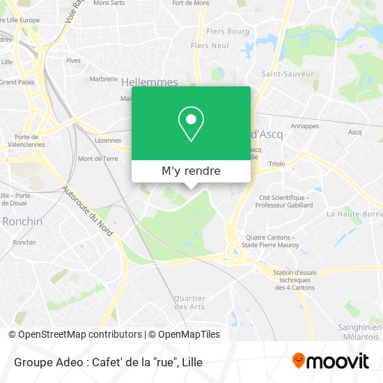 Groupe Adeo : Cafet' de la "rue" plan