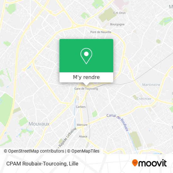CPAM Roubaix-Tourcoing plan