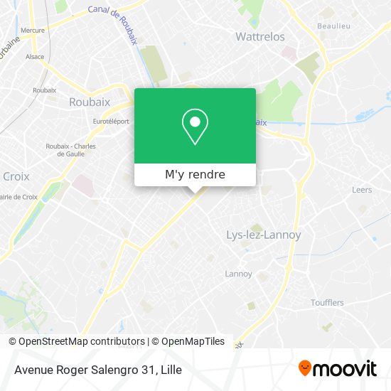 Avenue Roger Salengro 31 plan