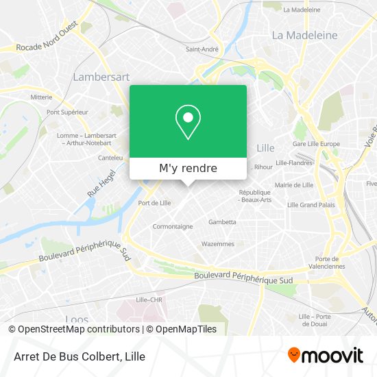 Arret De Bus Colbert plan