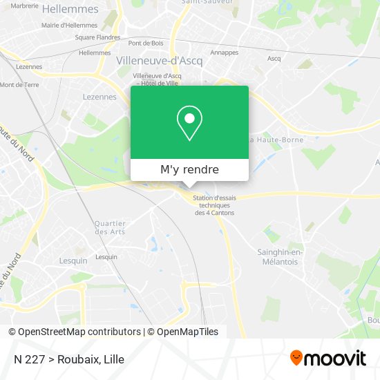 N 227 > Roubaix plan
