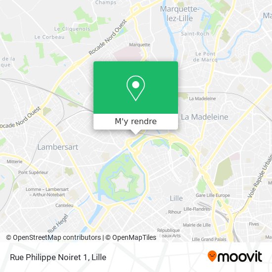 Rue Philippe Noiret 1 plan