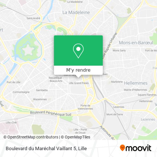 Boulevard du Maréchal Vaillant 5 plan