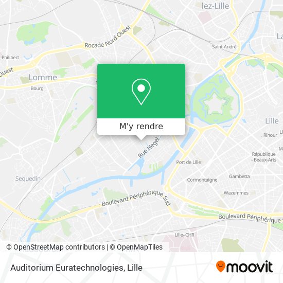 Auditorium Euratechnologies plan