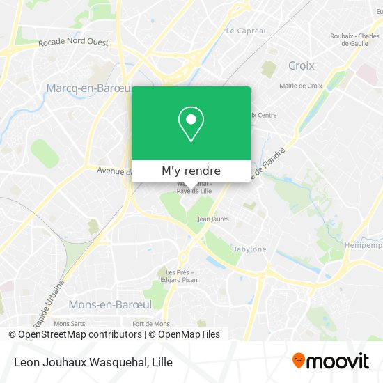 Leon Jouhaux Wasquehal plan
